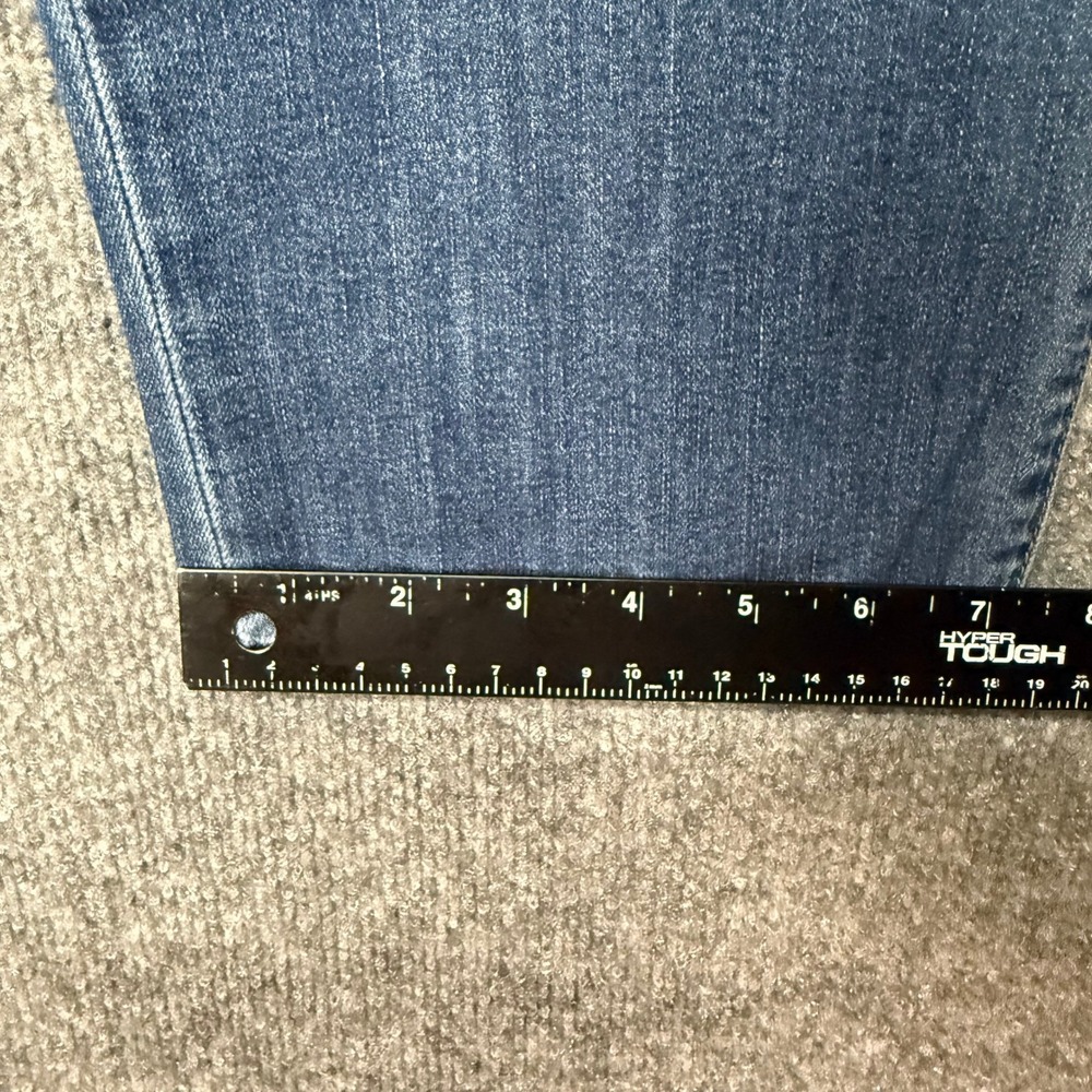 Chicos Platinum Jeans 3 Womens 16 Blue Medium Wash Straight Leg Stretch 40x28 - Picture 9 of 13
